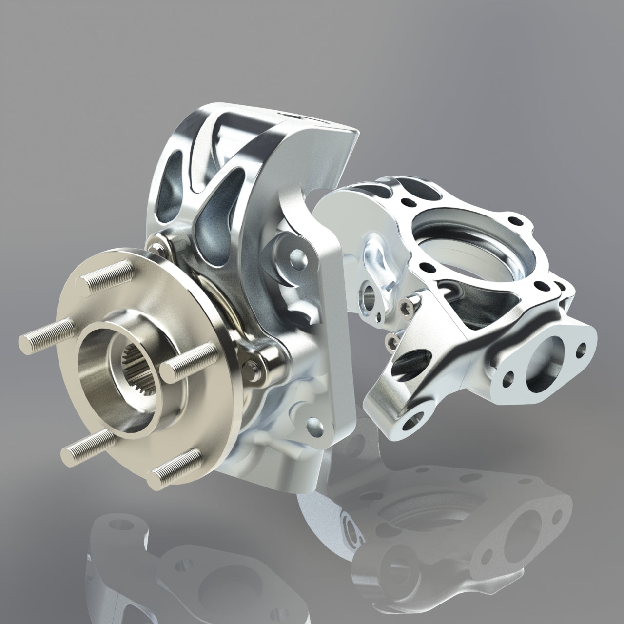 Kiwi CNC Ltd Nissan R32/33/34 GTR Motorsport Uprights
